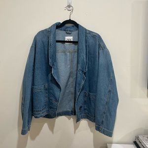 ZARA Jean Jacket - Blazer Cut - Never Worn